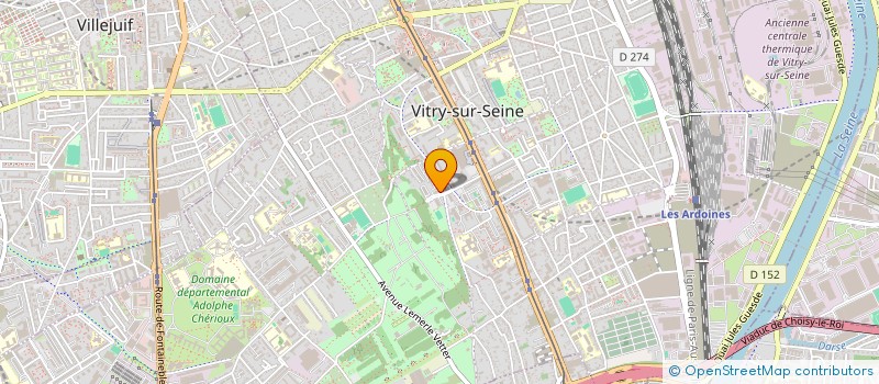 localisation de l'entreprise SARL GANAMMA  VITRY-SUR-SEINE