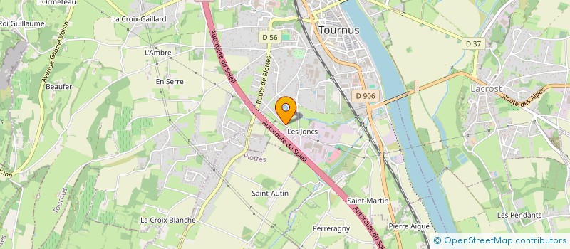 localisation de l'entreprise SARL GANDILLET  TOURNUS