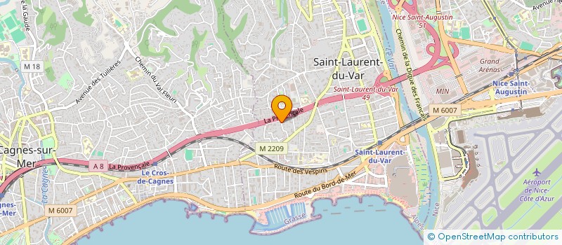 localisation de l'entreprise SARL GANNA à SAINT-LAURENT-DU-VAR
