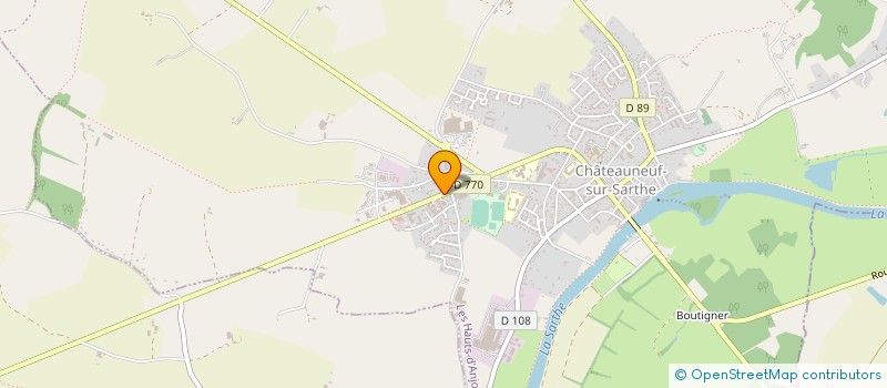 localisation de l'entreprise SARL GANNE à LES HAUTS-D'ANJOU
