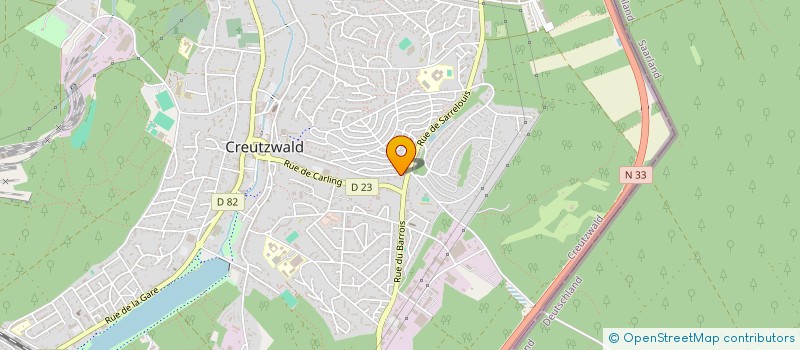 localisation de l'entreprise SARL GANTZER à CREUTZWALD