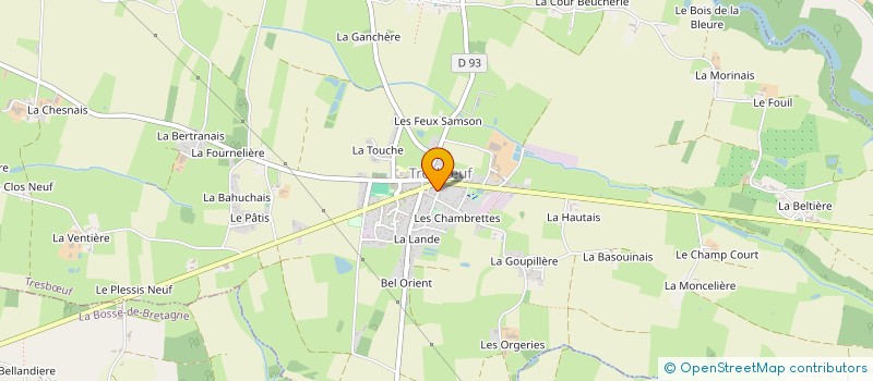 localisation de l'entreprise SARL GARAGE AUTO 3000  TRESBUF