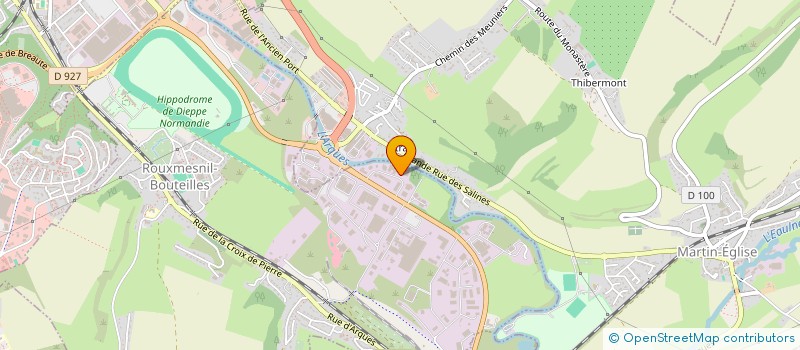 localisation de l'entreprise SARL GARAGE AUTOS PRESTATIONS  ROUXMESNIL-BOUTEILLES