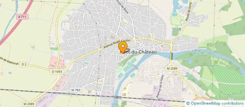 localisation de l'entreprise SARL GARAGE AYMAR VIGIER à PONT-DU-CHATEAU