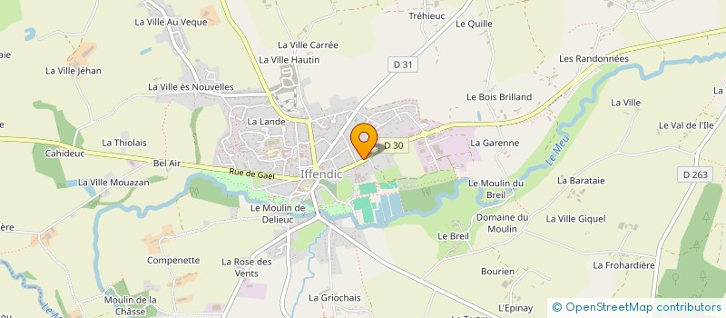 localisation de l'entreprise SARL GARAGE BENIGUEL à IFFENDIC