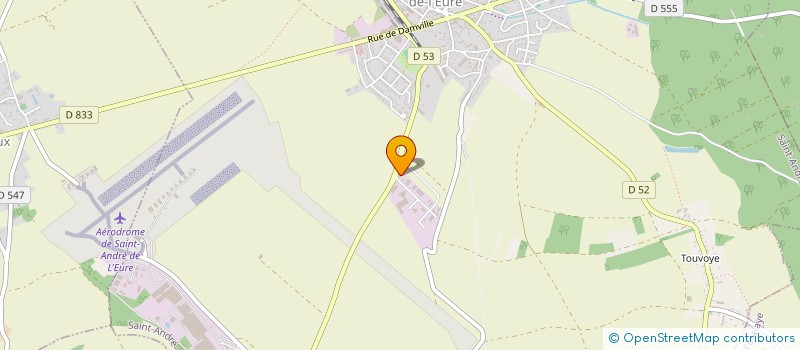 localisation de l'entreprise SARL GARAGE BERNARD à SAINT-ANDRE-DE-L'EURE