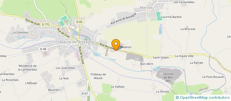 localisation de l'entreprise SARL GARAGE BRIAND STEPHANE à VAL D'ANAST