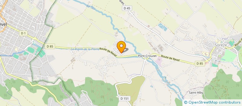 localisation de l'entreprise SARL GARAGE CADENE ET FILS à SOREZE