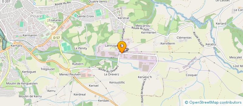 localisation de l'entreprise SARL GARAGE CHARLOT à DOUARNENEZ