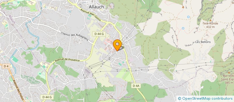 localisation de l'entreprise SARL GARAGE DE FONTVIEILLE  ALLAUCH