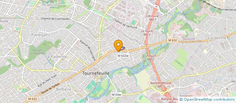 localisation de l'entreprise SARL GARAGE DE L'AVENUE à TOURNEFEUILLE