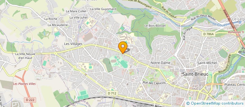 localisation de l'entreprise SARL GARAGE DE LA PISCINE à SAINT-BRIEUC