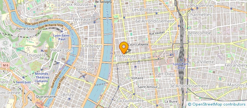 localisation de l'entreprise SARL GARAGE DE LA PREFECTURE  LYON