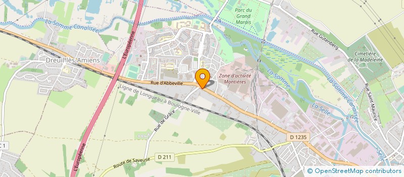 localisation de l'entreprise SARL GARAGE DENNING  AMIENS