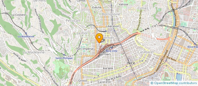 localisation de l'entreprise SARL GARAGE DES ALPES à NICE