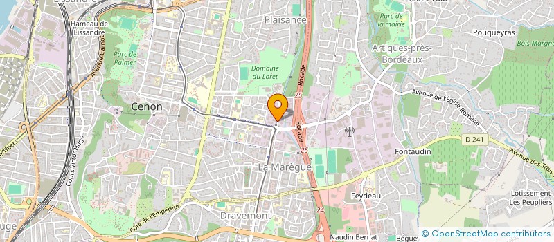 localisation de l'entreprise SARL GARAGE DES CITES à CENON