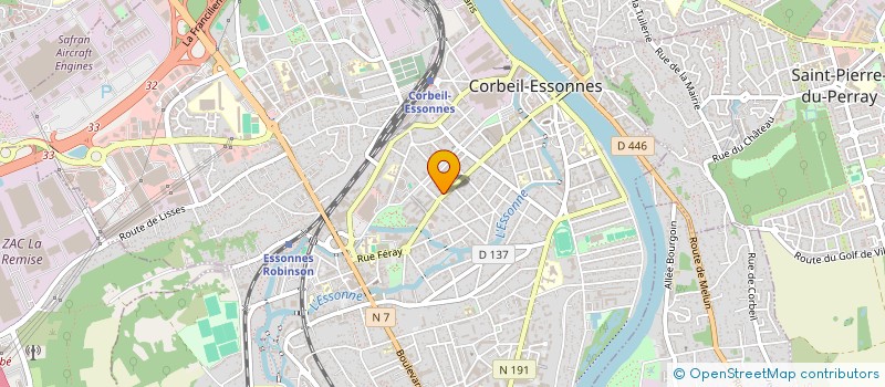 localisation de l'entreprise SARL GARAGE DES SPORTS à CORBEIL ESSONNES