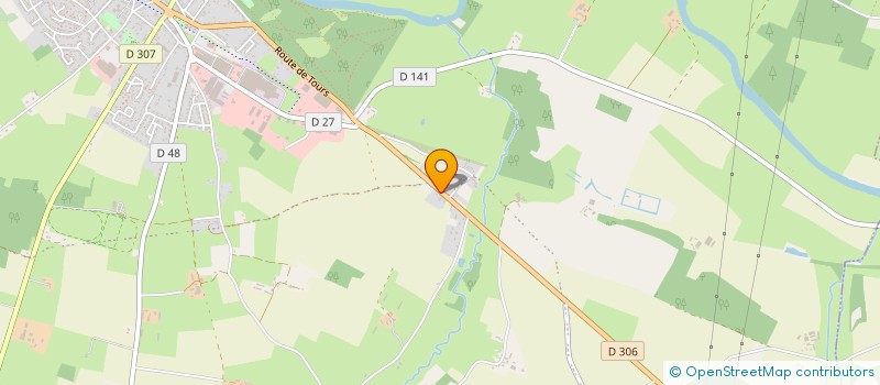 localisation de l'entreprise SARL GARAGE DES TOURELLES  LE LUDE