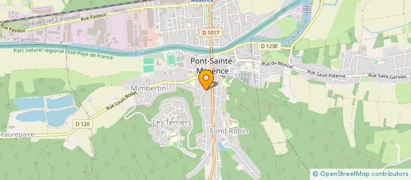 localisation de l'entreprise SARL GARAGE DU CALVAIRE à PONT-SAINTE-MAXENCE