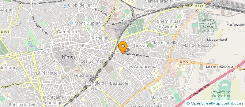 localisation de l'entreprise SARL GARAGE DU GLOBE à NIMES