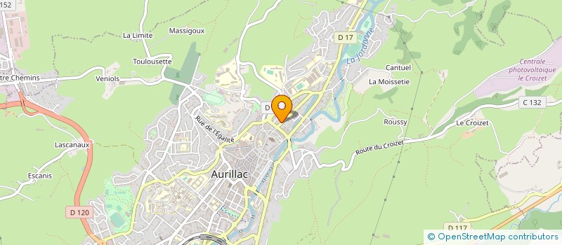 localisation de l'entreprise SARL GARAGE DU NORD à AURILLAC