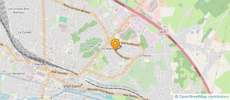 localisation de l'entreprise SARL GARAGE DU TACOT à VIERZON