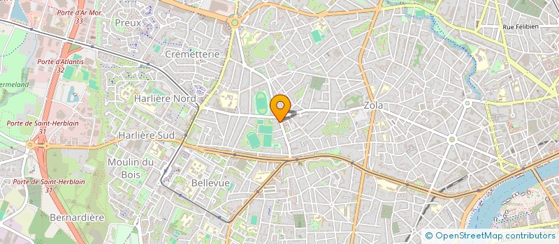 localisation de l'entreprise SARL GARAGE DU VELODROME à NANTES