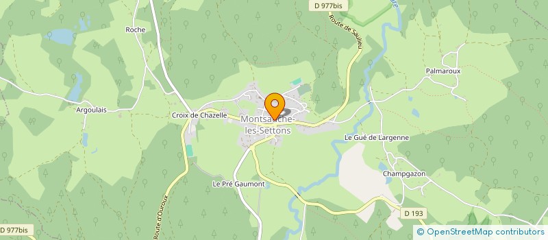 localisation de l'entreprise SARL GARAGE DUPRE à MONTSAUCHE-LES-SETTONS