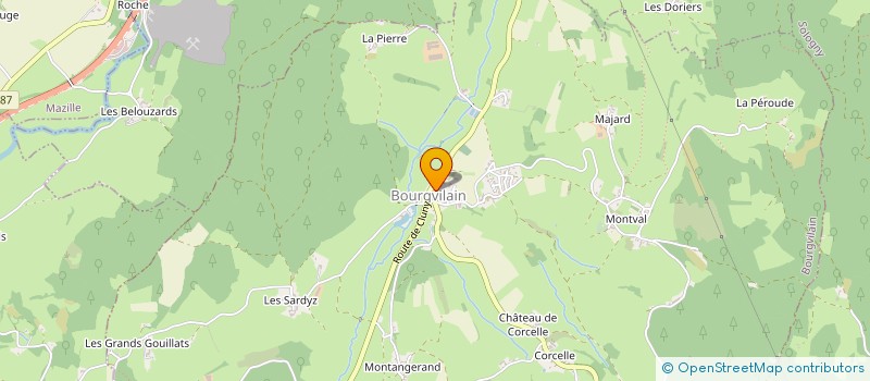 localisation de l'entreprise SARL GARAGE GELIN à DOMPIERRE-LES-ORMES