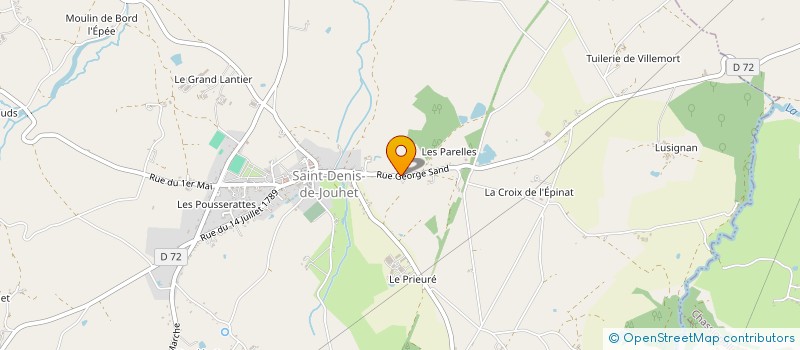 localisation de l'entreprise SARL GARAGE GEORGE SAND à MERS-SUR-INDRE