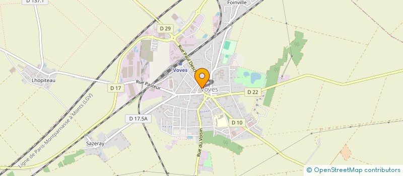 localisation de l'entreprise SARL GARAGE JEANNOT à LES VILLAGES VOVEENS