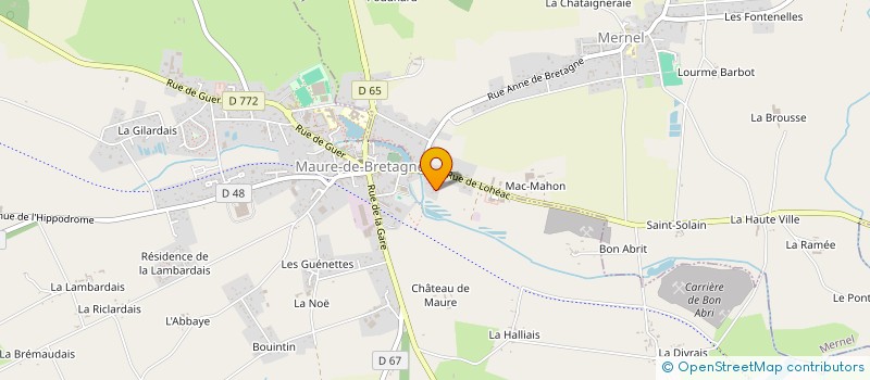 localisation de l'entreprise SARL GARAGE JOLY ET FILS  VAL D'ANAST