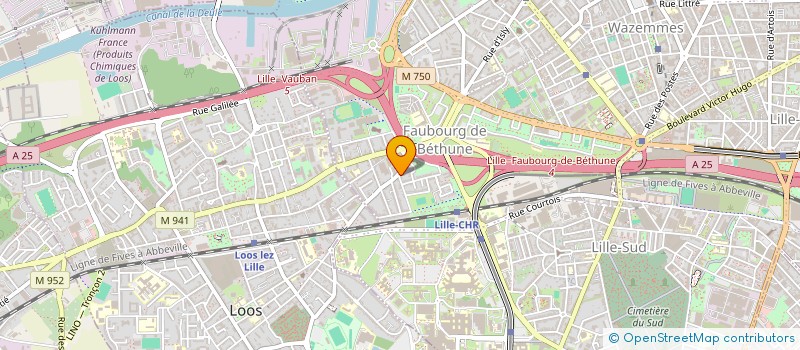 localisation de l'entreprise SARL GARAGE LECAT Y à LILLE