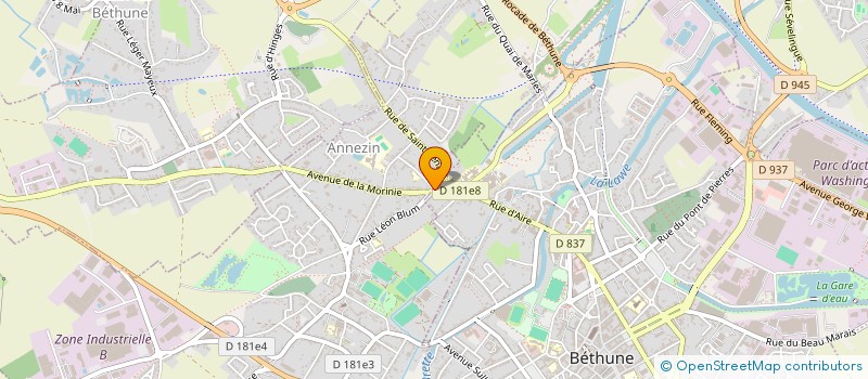 localisation de l'entreprise SARL GARAGE LIBERTE  ANNEZIN