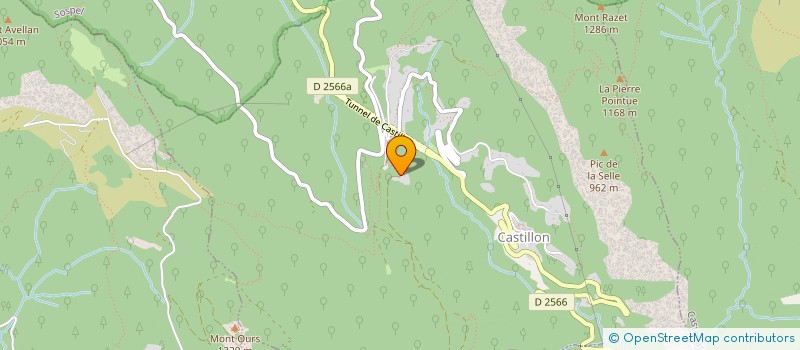 localisation de l'entreprise SARL GARAGE MARTEL  SAINTE-AGNES