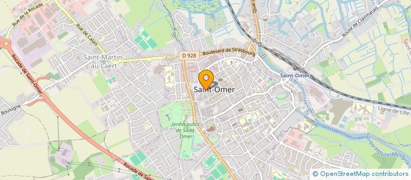 localisation de l'entreprise SARL GARAGE MARTIN  SAINT-MARTIN-LEZ-TATINGHEM