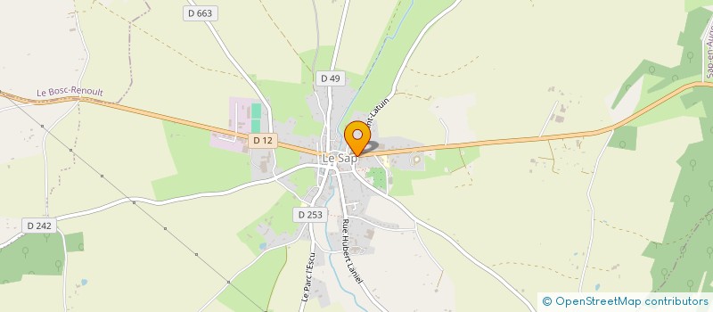 localisation de l'entreprise SARL GARAGE MATHIEN à SAP-EN-AUGE