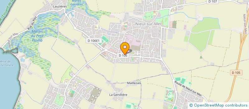 localisation de l'entreprise SARL GARAGE MC AUTO  NIEUL-SUR-MER