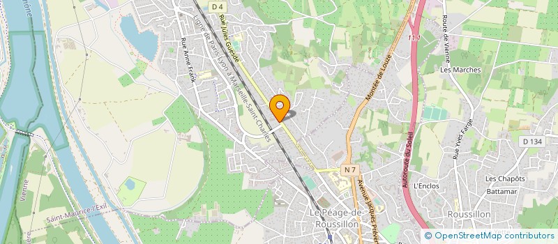 localisation de l'entreprise SARL GARAGE MOUSSET à SAINT MAURICE L'EXIL