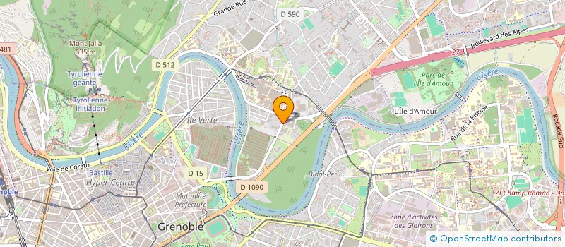 localisation de l'entreprise SARL GARAGE MURAT à LA TRONCHE