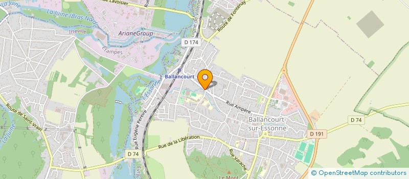 localisation de l'entreprise SARL GARAGE NAIN  BALLANCOURT-SUR-ESSONNE