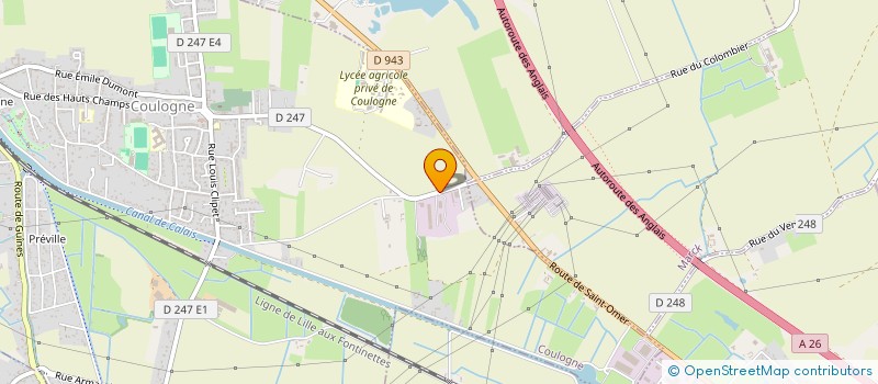 localisation de l'entreprise SARL GARAGE NIVAILLE  COULOGNE