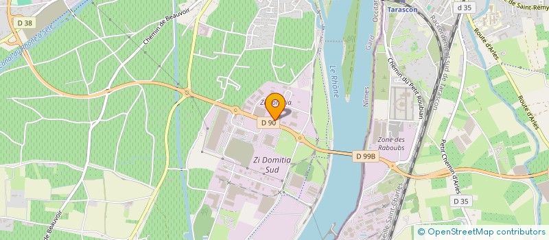 localisation de l'entreprise SARL GARAGE OZIOL à BEAUCAIRE