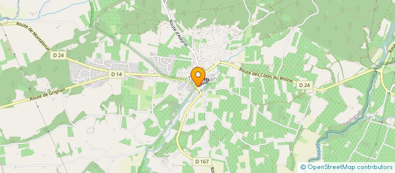 localisation de l'entreprise SARL GARAGE PASCAL  TAULIGNAN