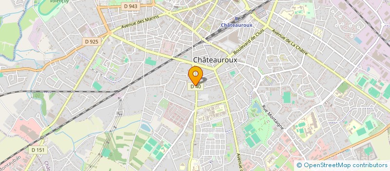 localisation de l'entreprise SARL GARAGE PELLETIER à CHATEAUROUX