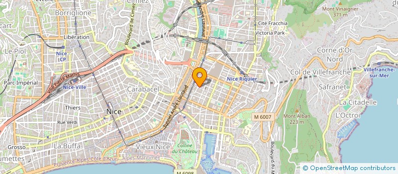 localisation de l'entreprise SARL GARAGE ROUX 06  NICE