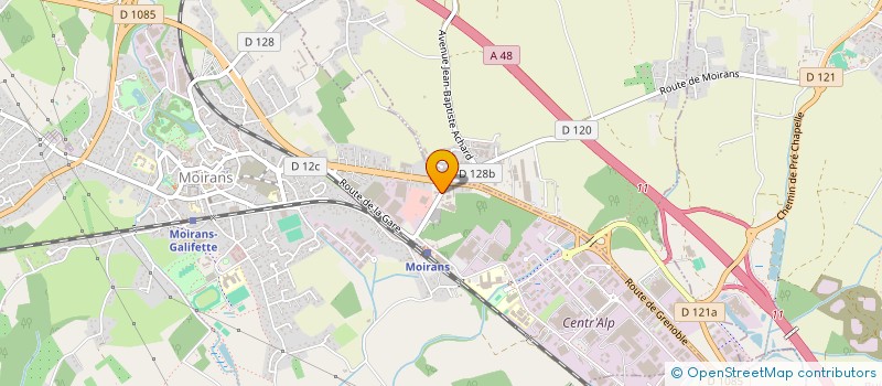 localisation de l'entreprise SARL GARAGE ROZAND à MOIRANS