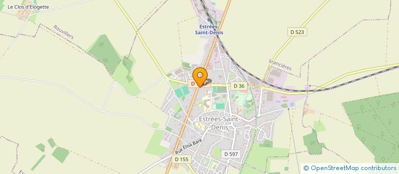 localisation de l'entreprise SARL GARAGE SAINT-CHRISTOPHE à ESTREES-SAINT-DENIS