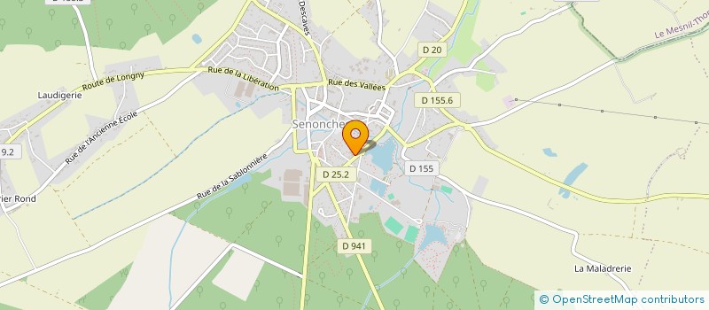 localisation de l'entreprise SARL GARAGE SAINT ELOI à SENONCHES