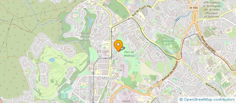 localisation de l'entreprise SARL GARAGE ST MICHEL  AUBAIS